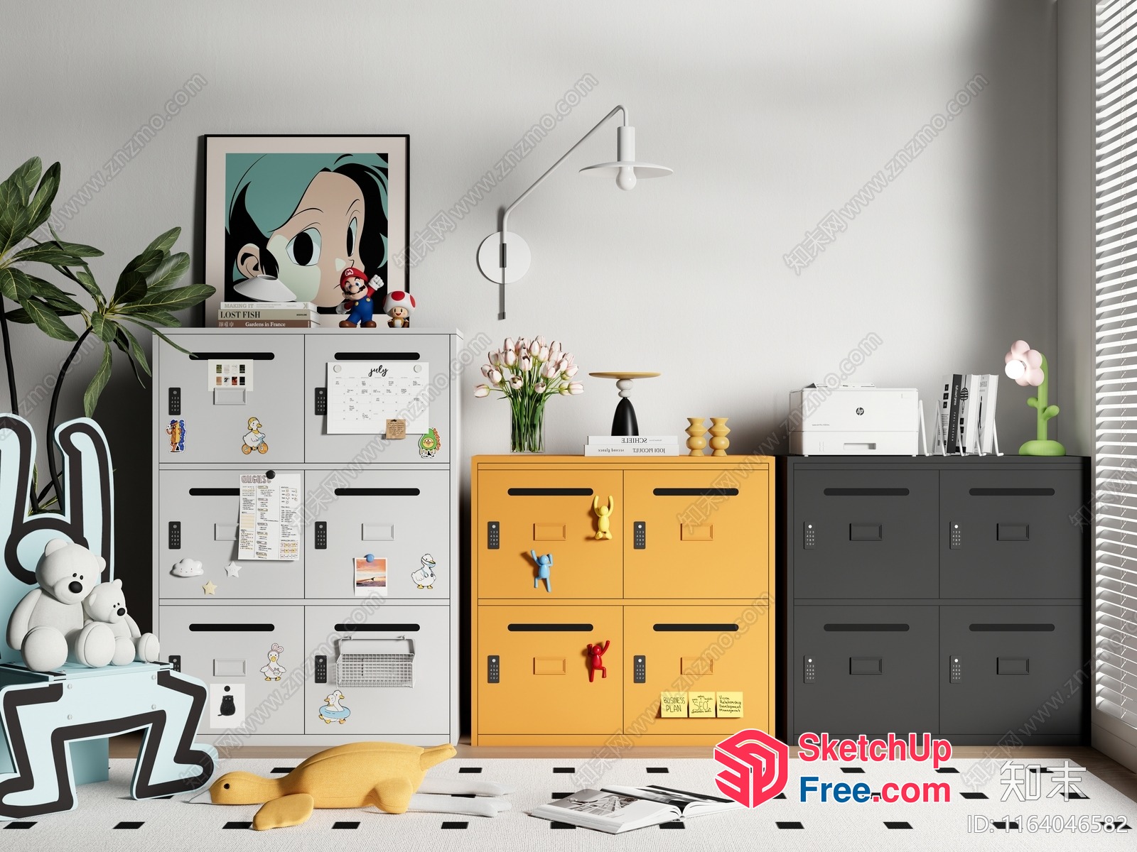 Stylish And Functional Storage Solutions 3D SketchUp File