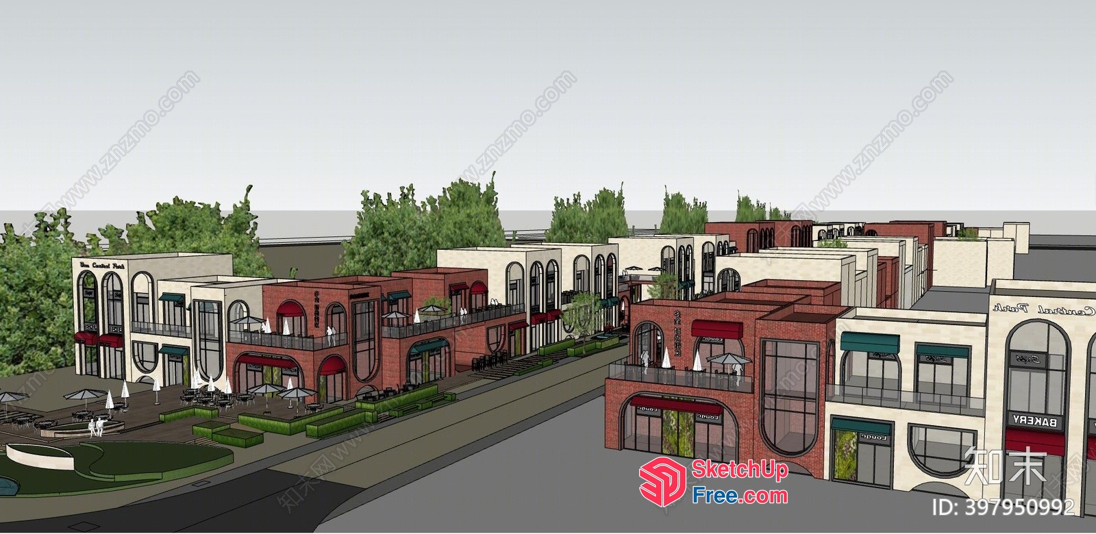 Commercial Street Cladding 3D SketchUp File