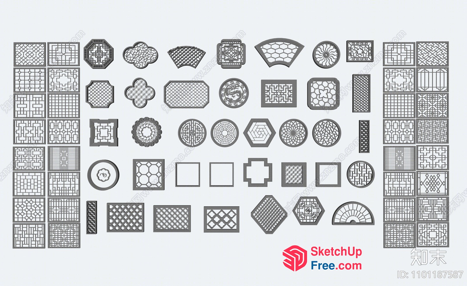 Architectural Decorative Elements 3D SketchUp File