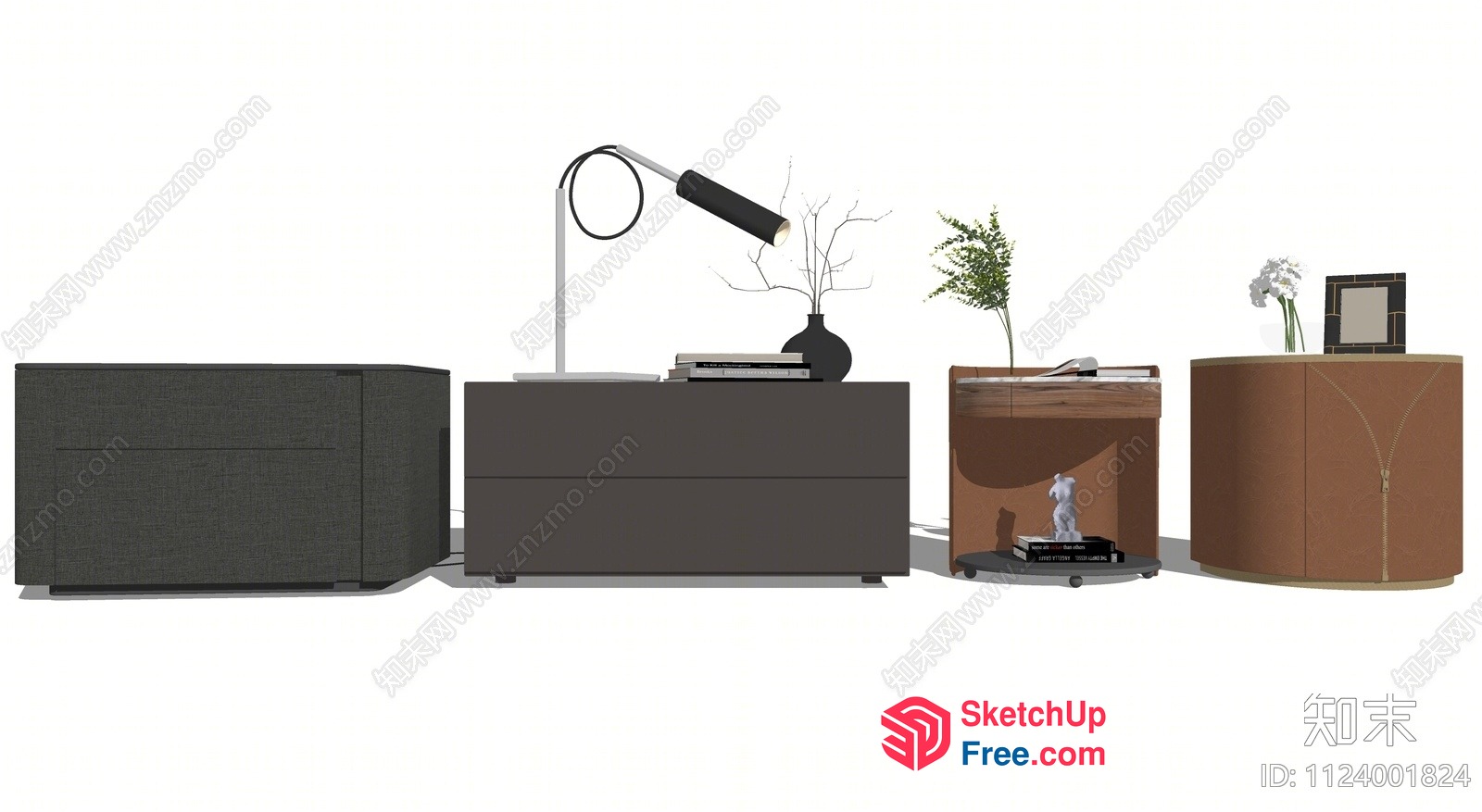 Modern Minimalist Furniture Collection 3D SketchUp File