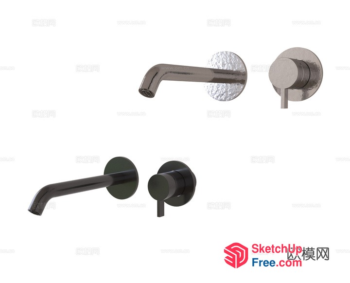 Modern Bathroom Fixtures 3D SketchUp File