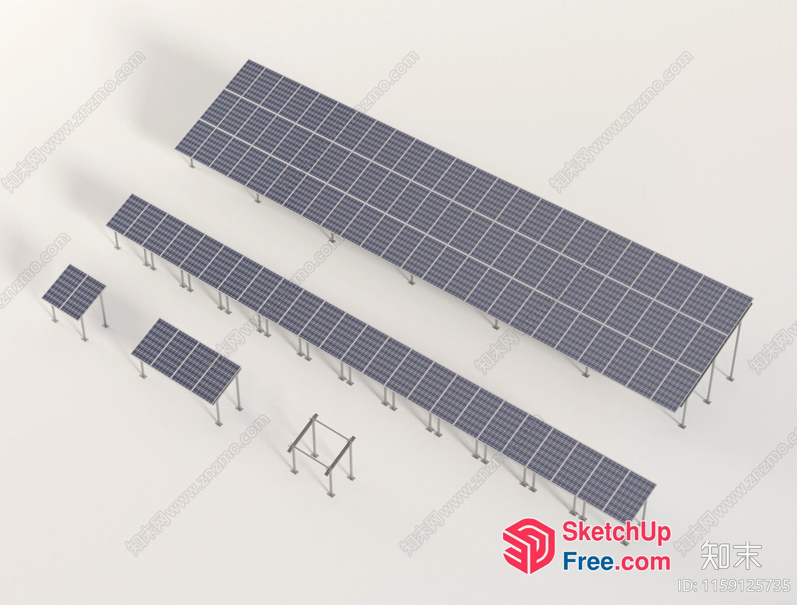 Solar Panel Installation 3D SketchUp File