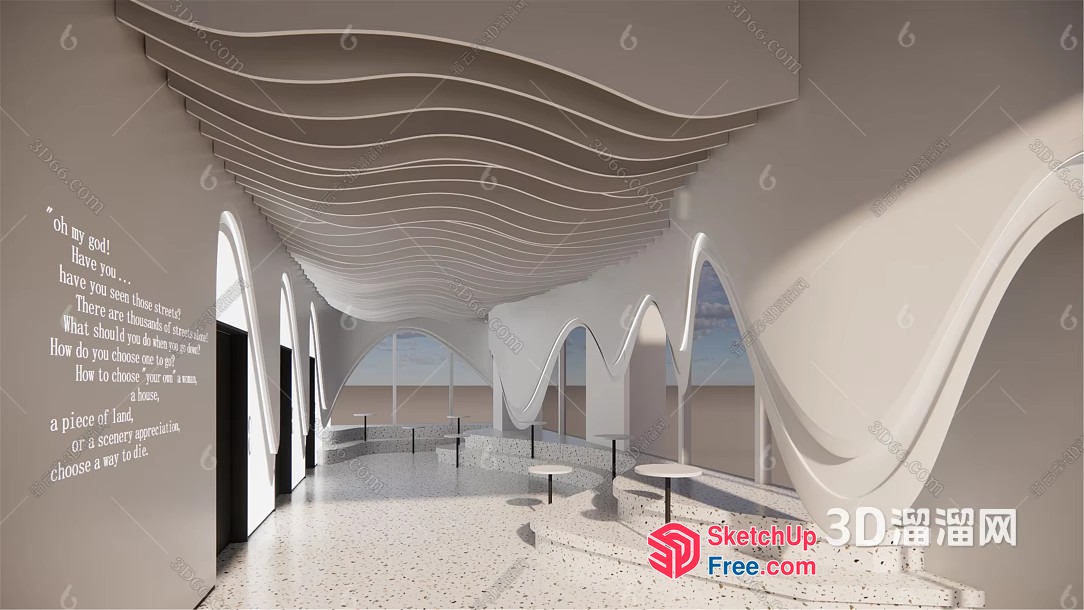 Modern, Sleek, And Elegant Interior Design 3D SketchUp File