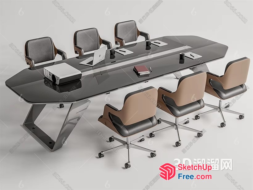 Conference Room Furniture 3D SketchUp File