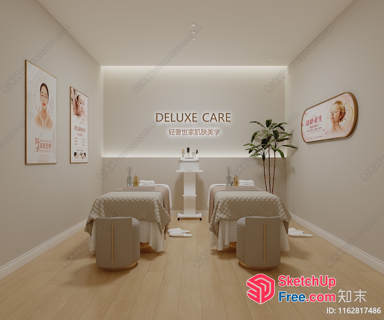 A Luxurious Spa Experience 3D SketchUp File