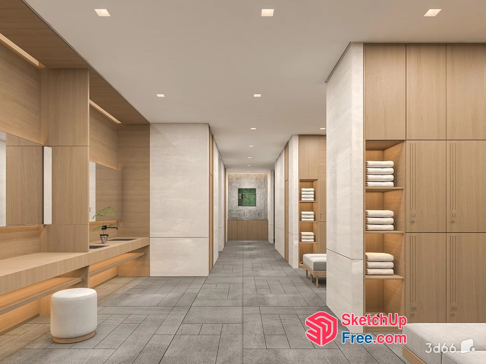 Modern Minimalist Interior Design 3D SketchUp File