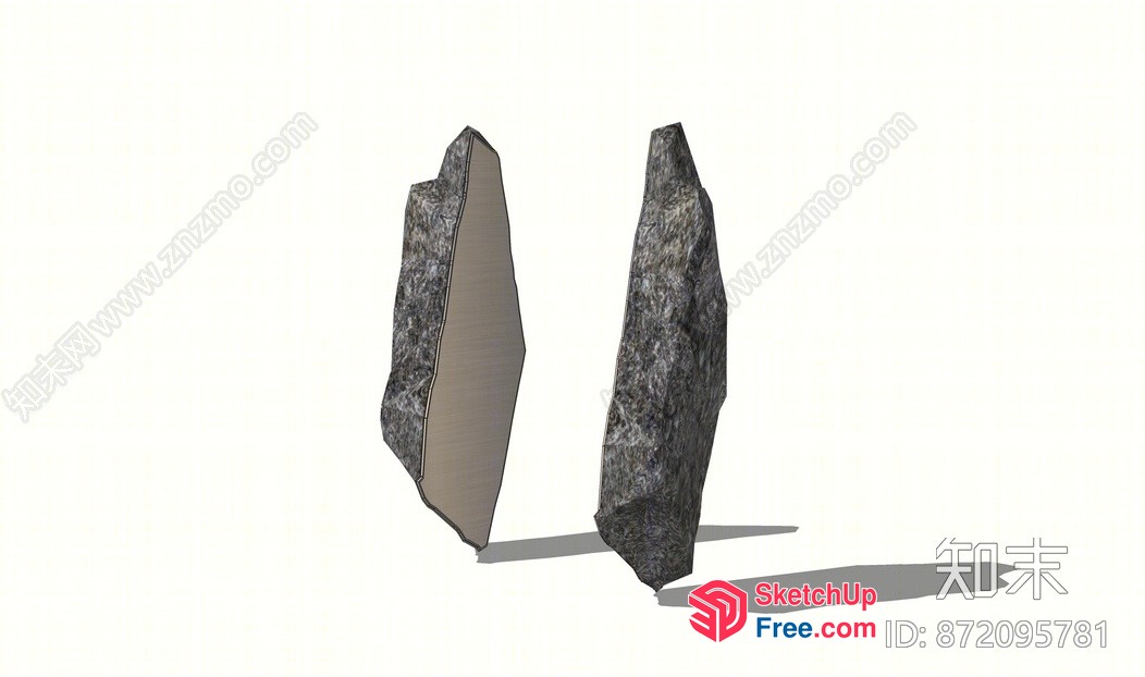 Stone Entrance Gates 3D SketchUp File