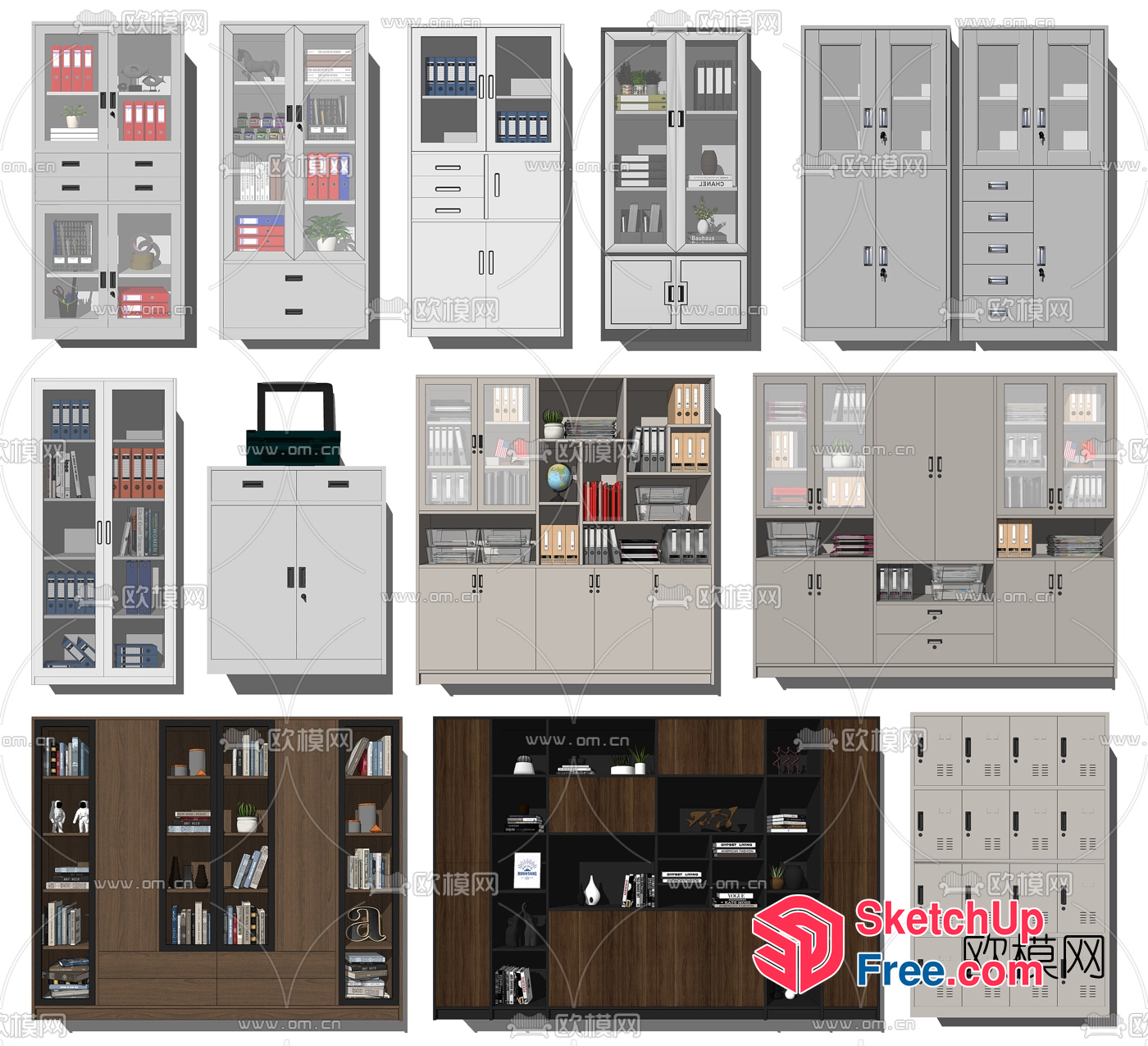 Office Furniture Collection 3D SketchUp File