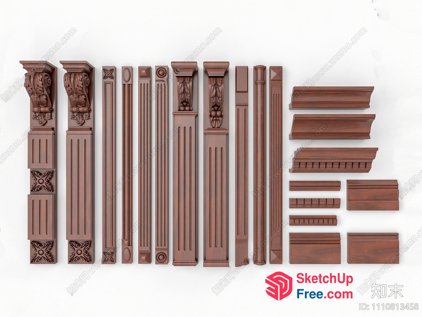 Classic Moulding Collection 3D SketchUp File