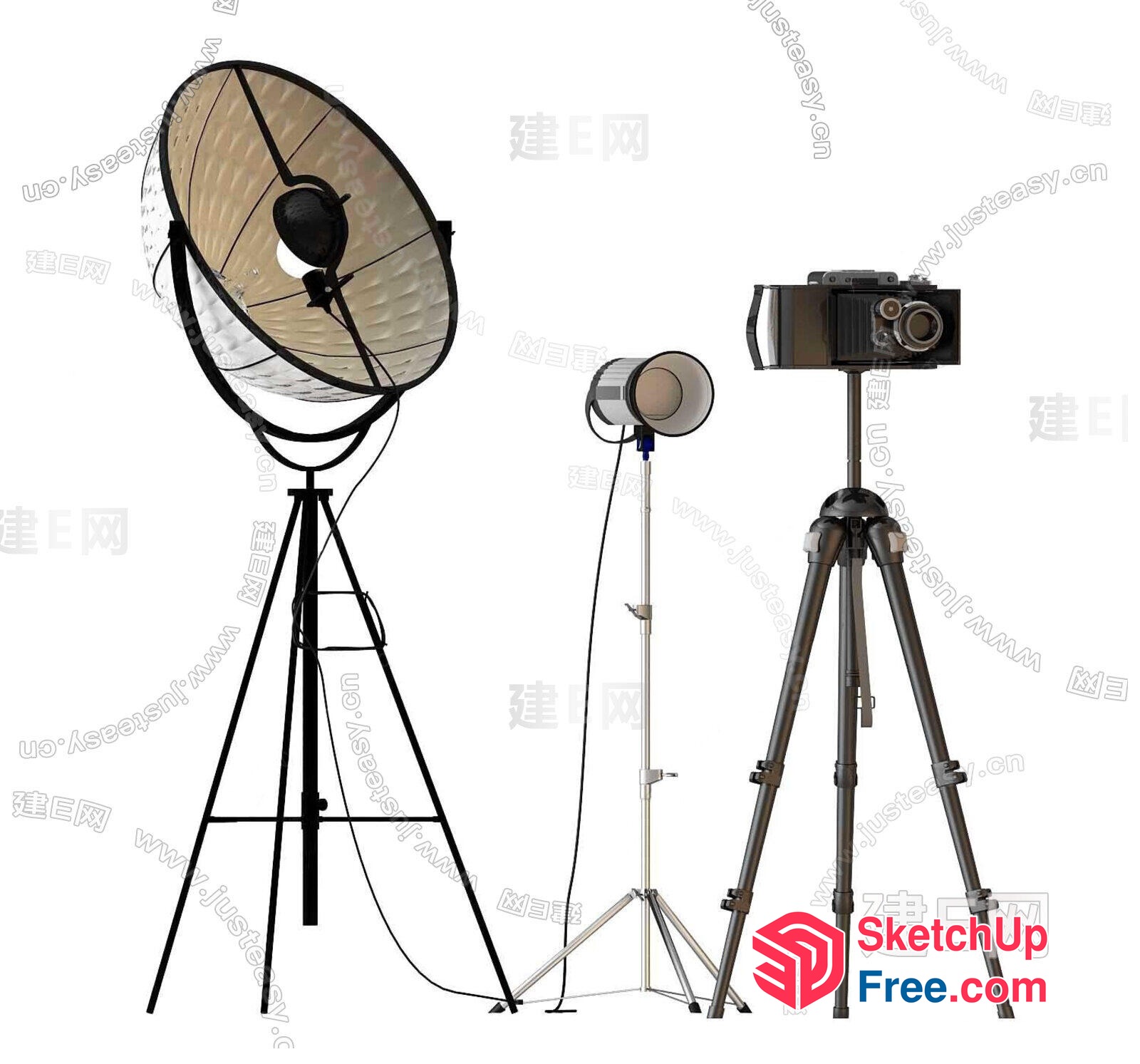 Photography Studio Equipment 3D SketchUp File