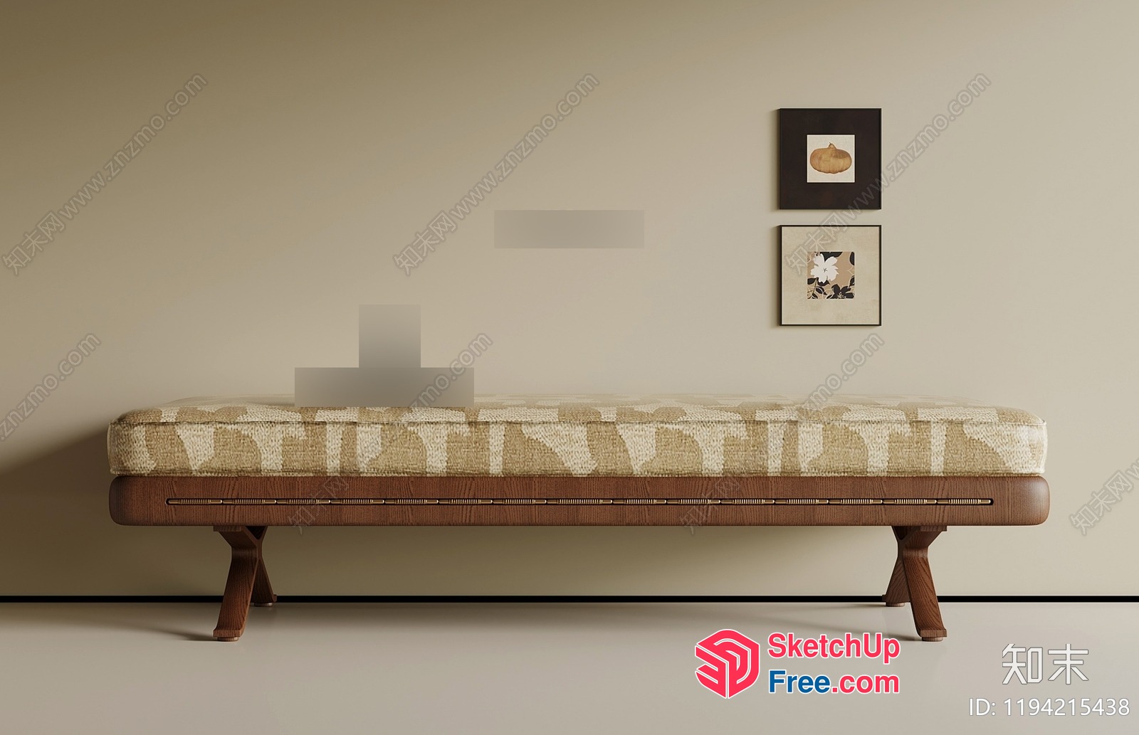 Minimalist Style Japanese Decor Bedroom 3D SketchUp File