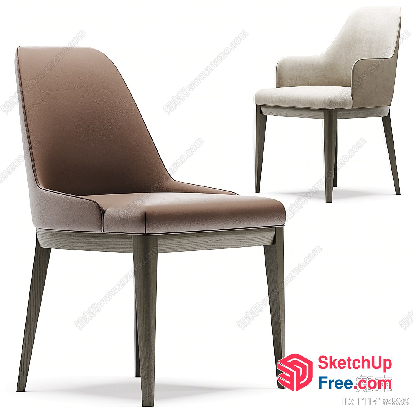 Modern Minimalist Furniture Pieces 3D SketchUp File