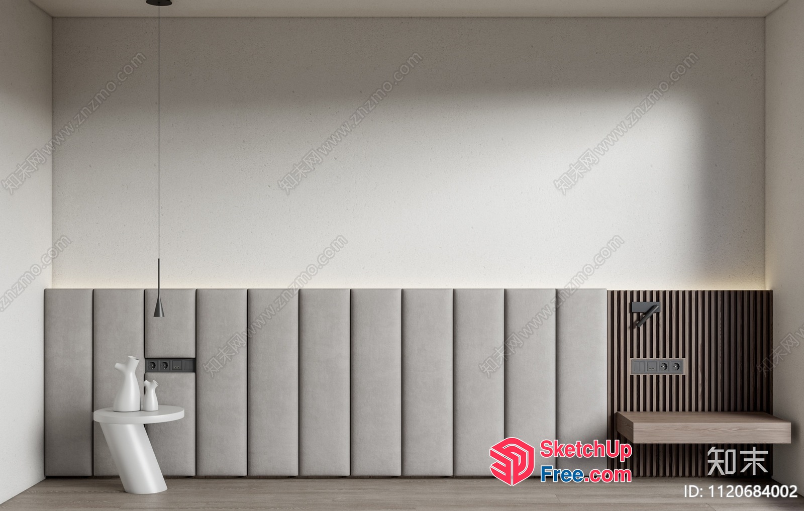 Modern Minimalist Interior Design 3D SketchUp File