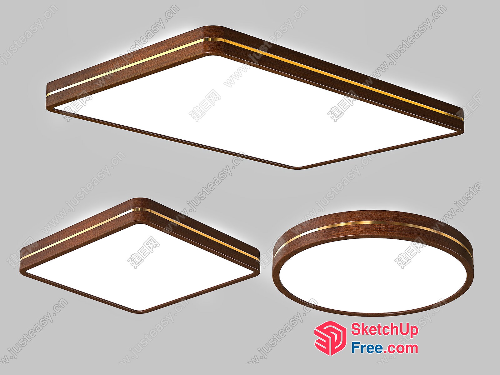 Modern Ceiling Lighting Fixtures 3D SketchUp File