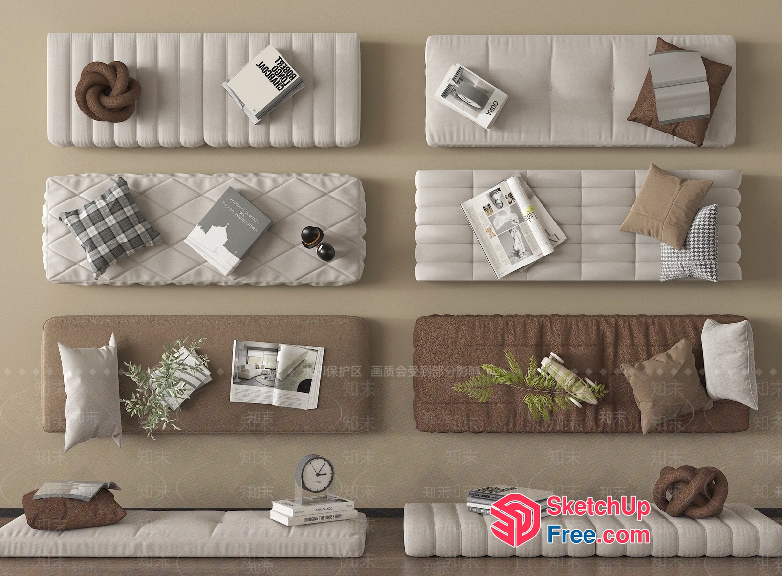 Modern Minimalist Interior Design 3D SketchUp File