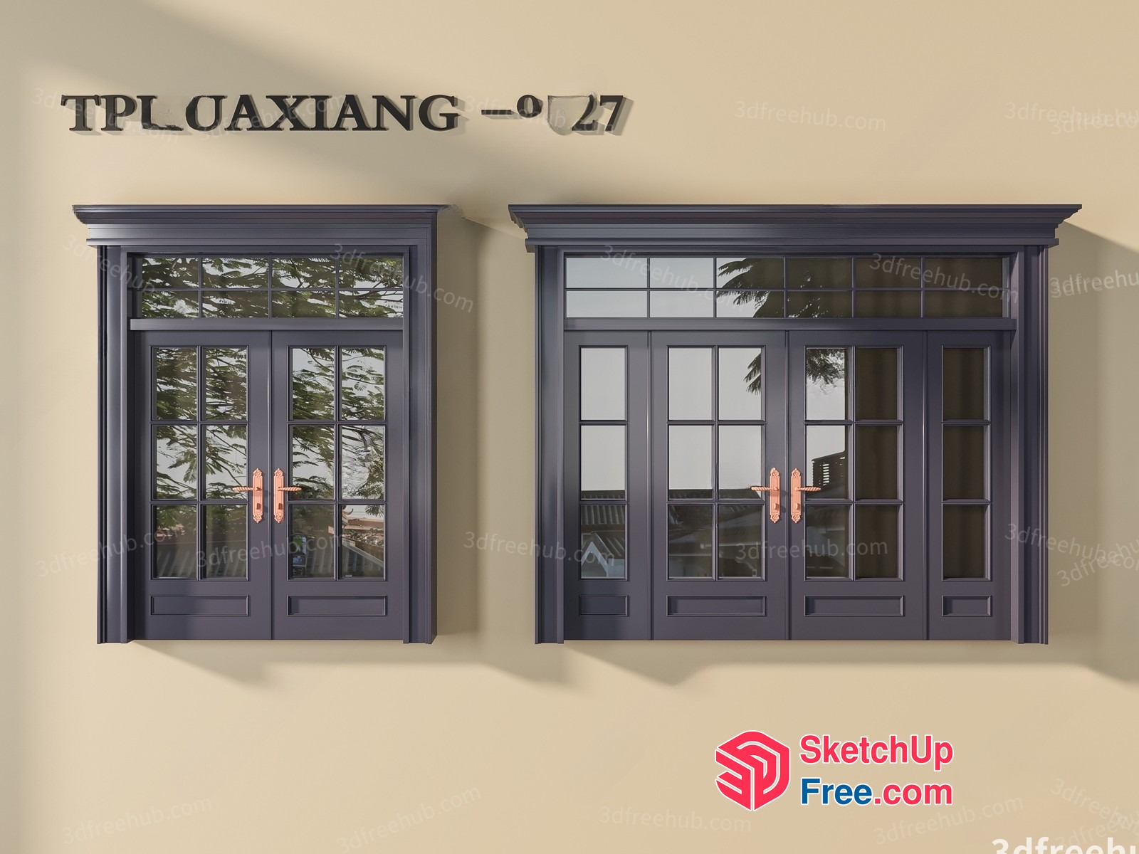 Classic Windows And Doors 3D SketchUp File
