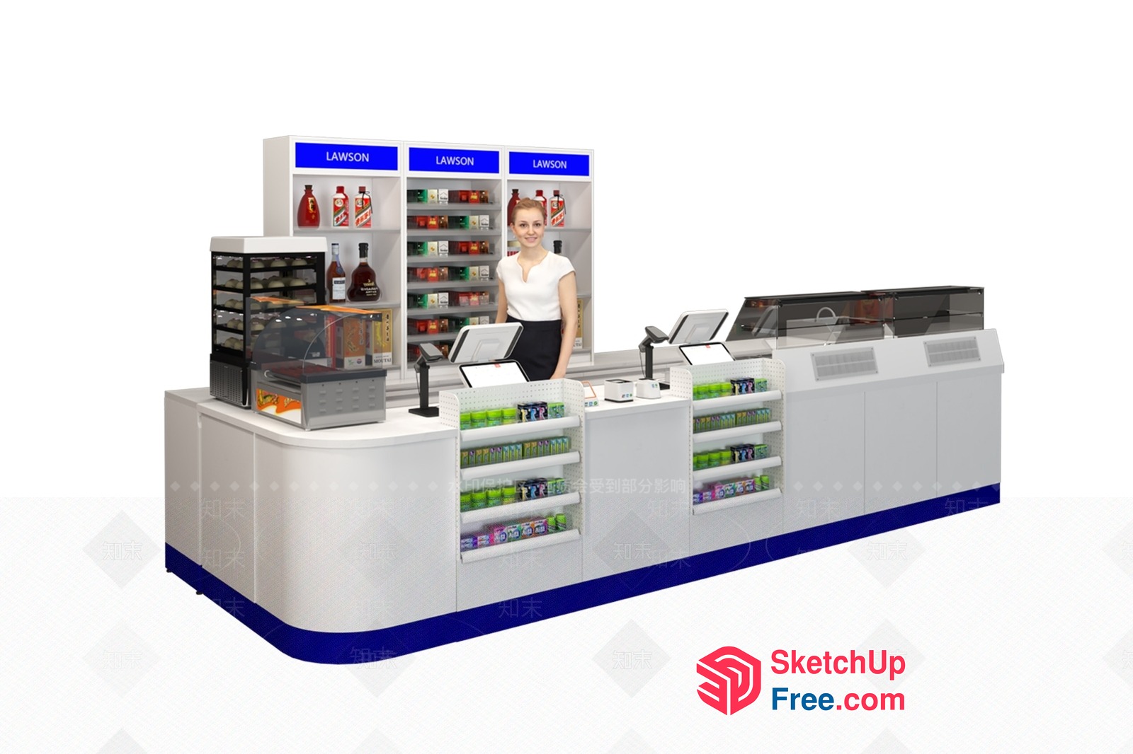 Retail Store Interior 3D SketchUp File