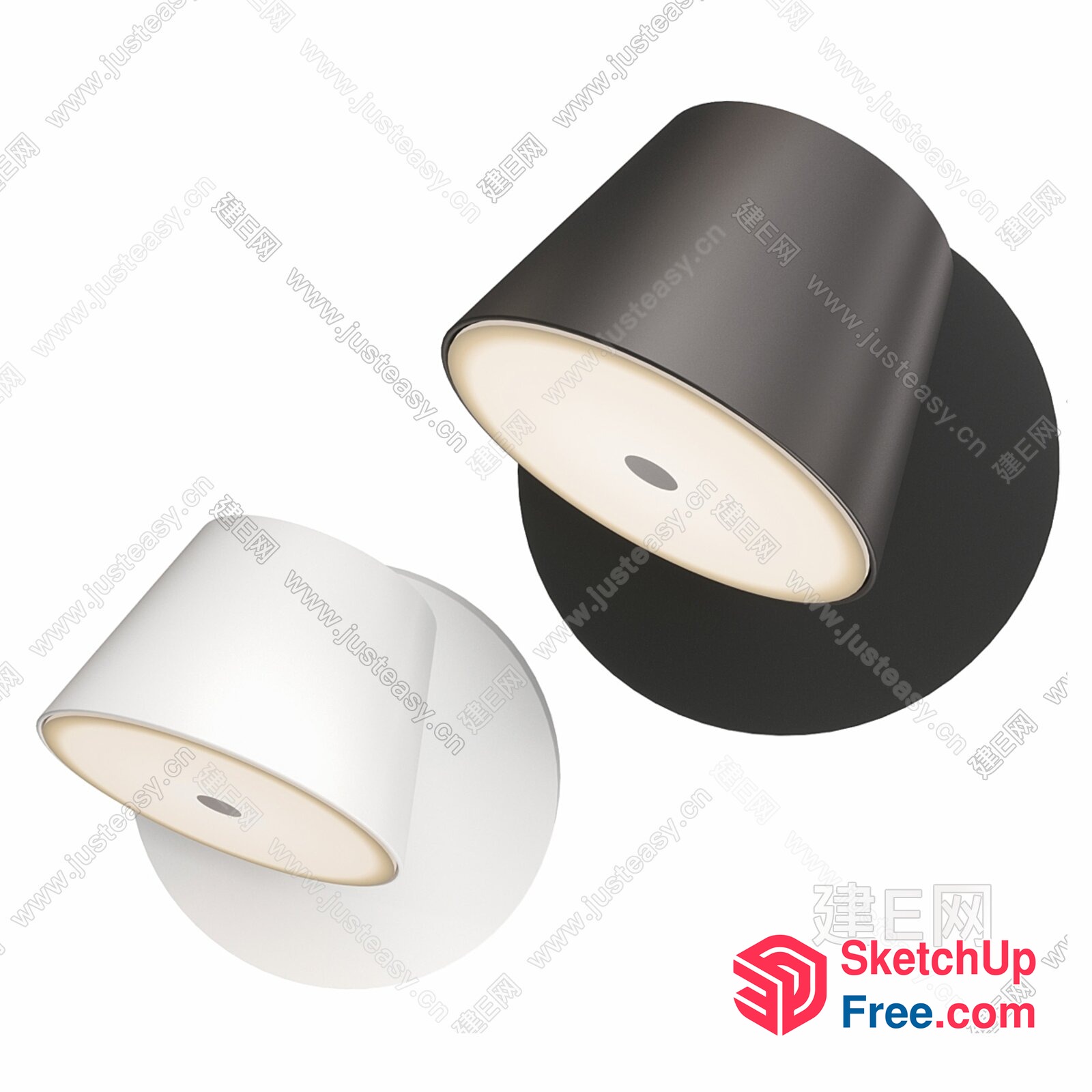 Modern Minimalist Ceiling Lighting Fixture 3D SketchUp File
