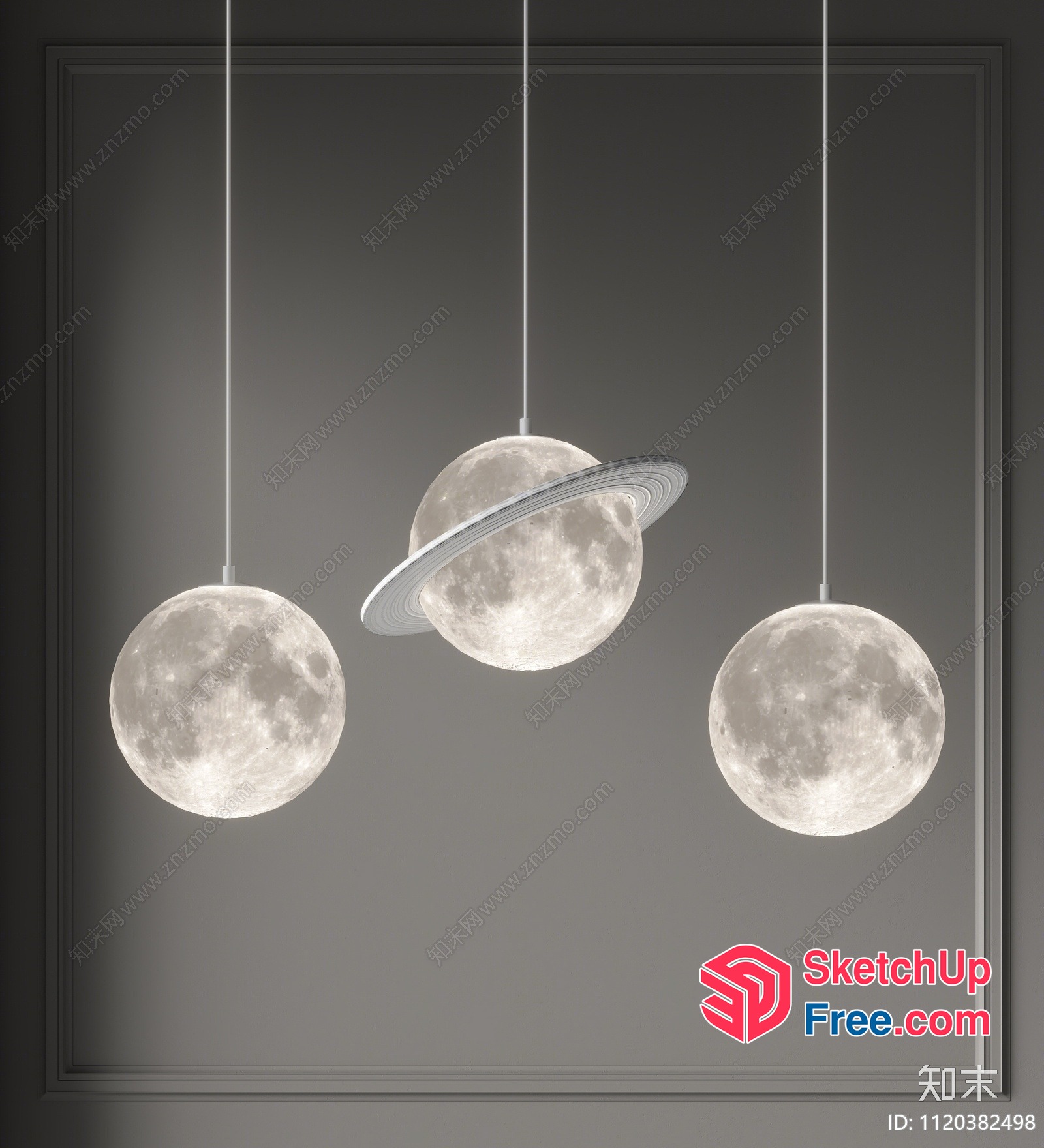 Moonlit Orbital Illumination 3D SketchUp File