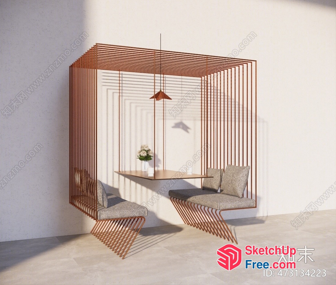 Modern Minimalist Interior Design With Sleek Furniture And Decor 3D SketchUp File