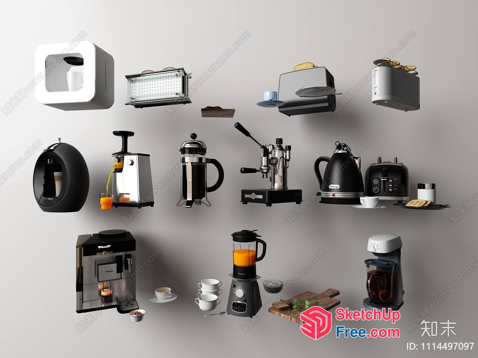 Kitchen Appliances Collection 3D SketchUp File