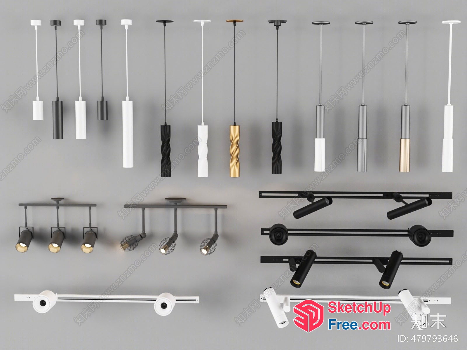 Modern Lighting Fixtures For Contemporary Spaces 3D SketchUp File