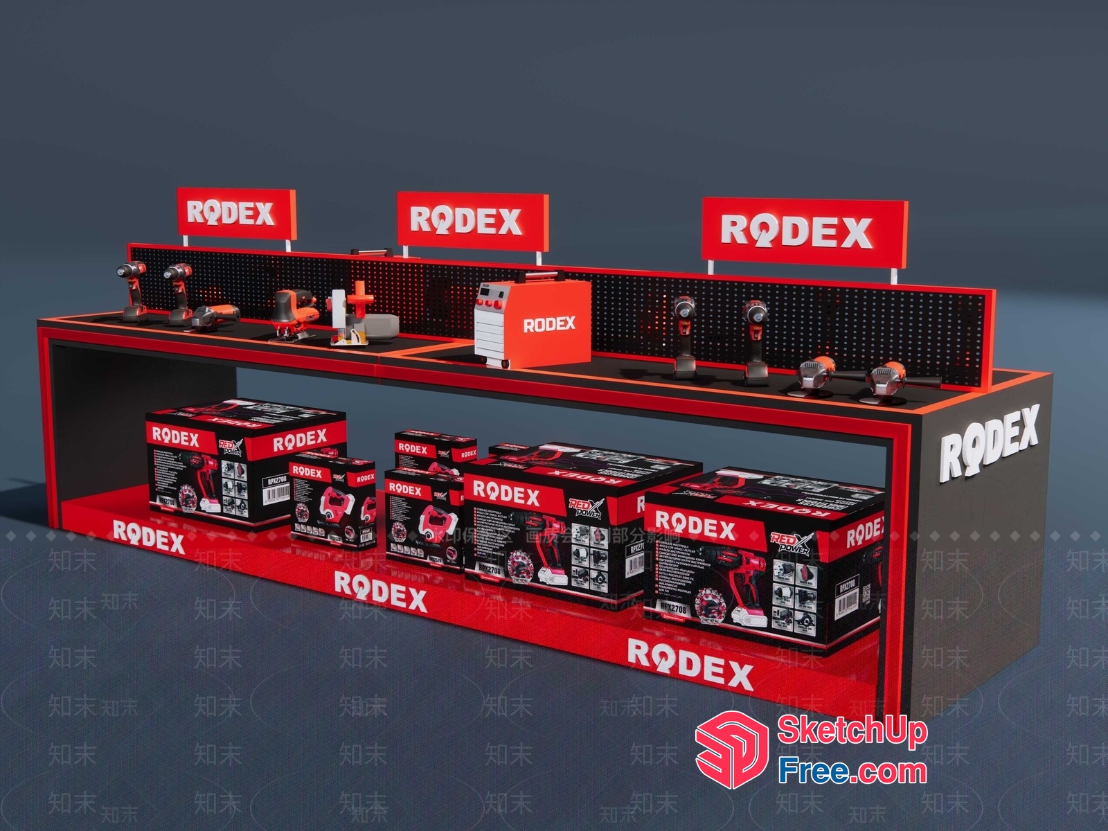 Rodex Display For Hardware Store 3D SketchUp File