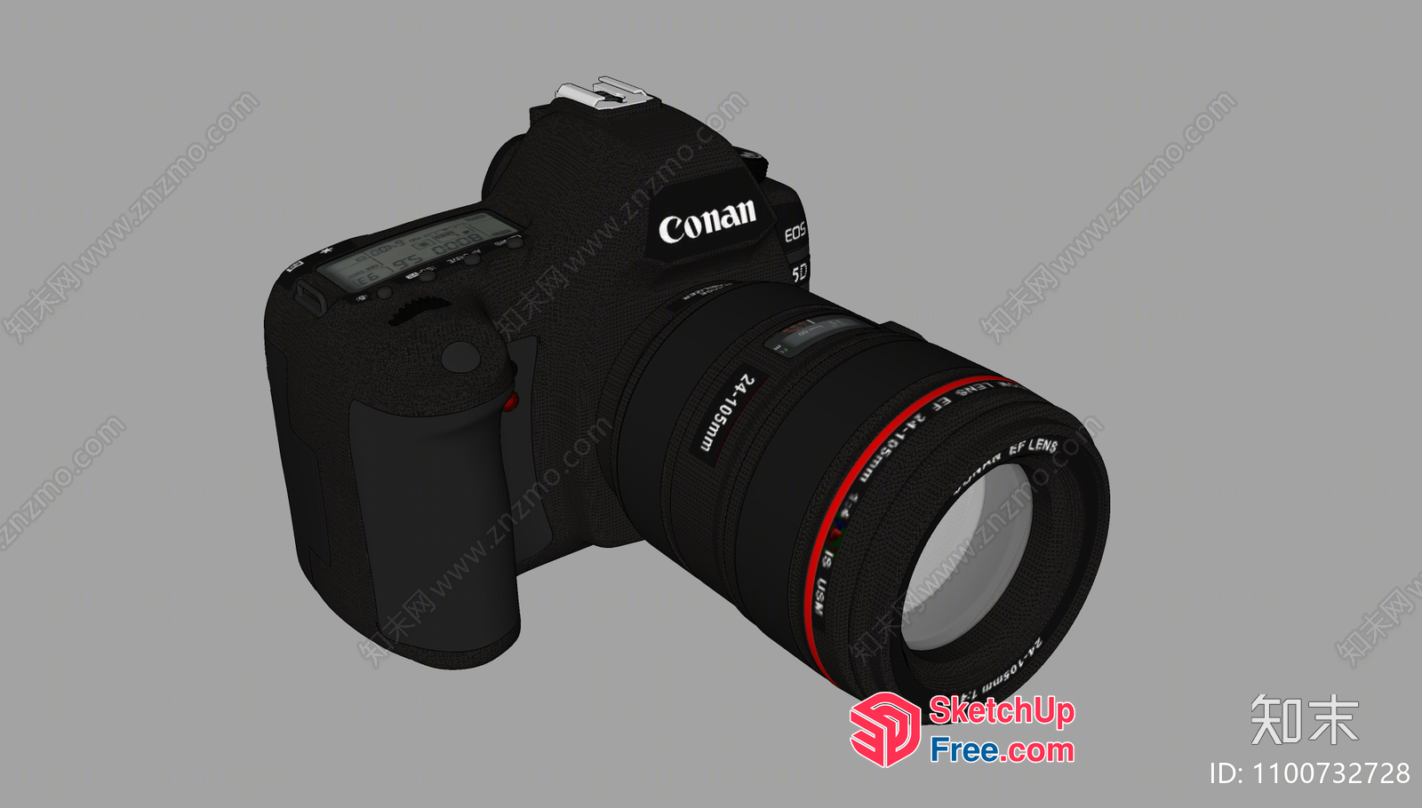 3D Model Of A Canon Camera 3D SketchUp File