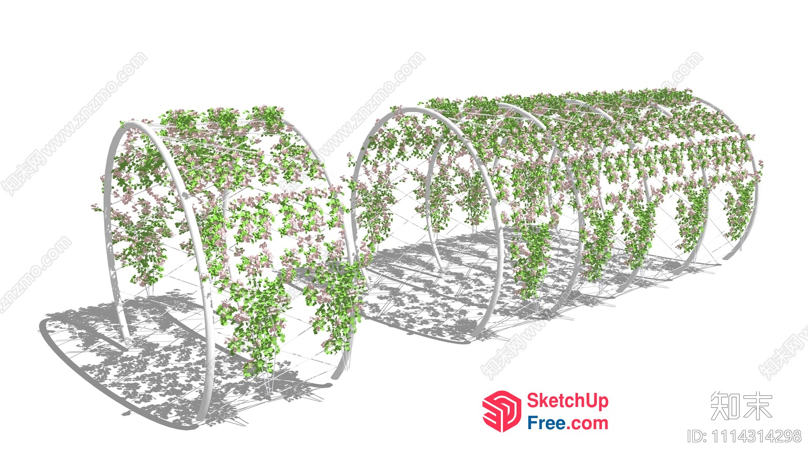 Architectural Design For A Modern Greenhouse 3D SketchUp File