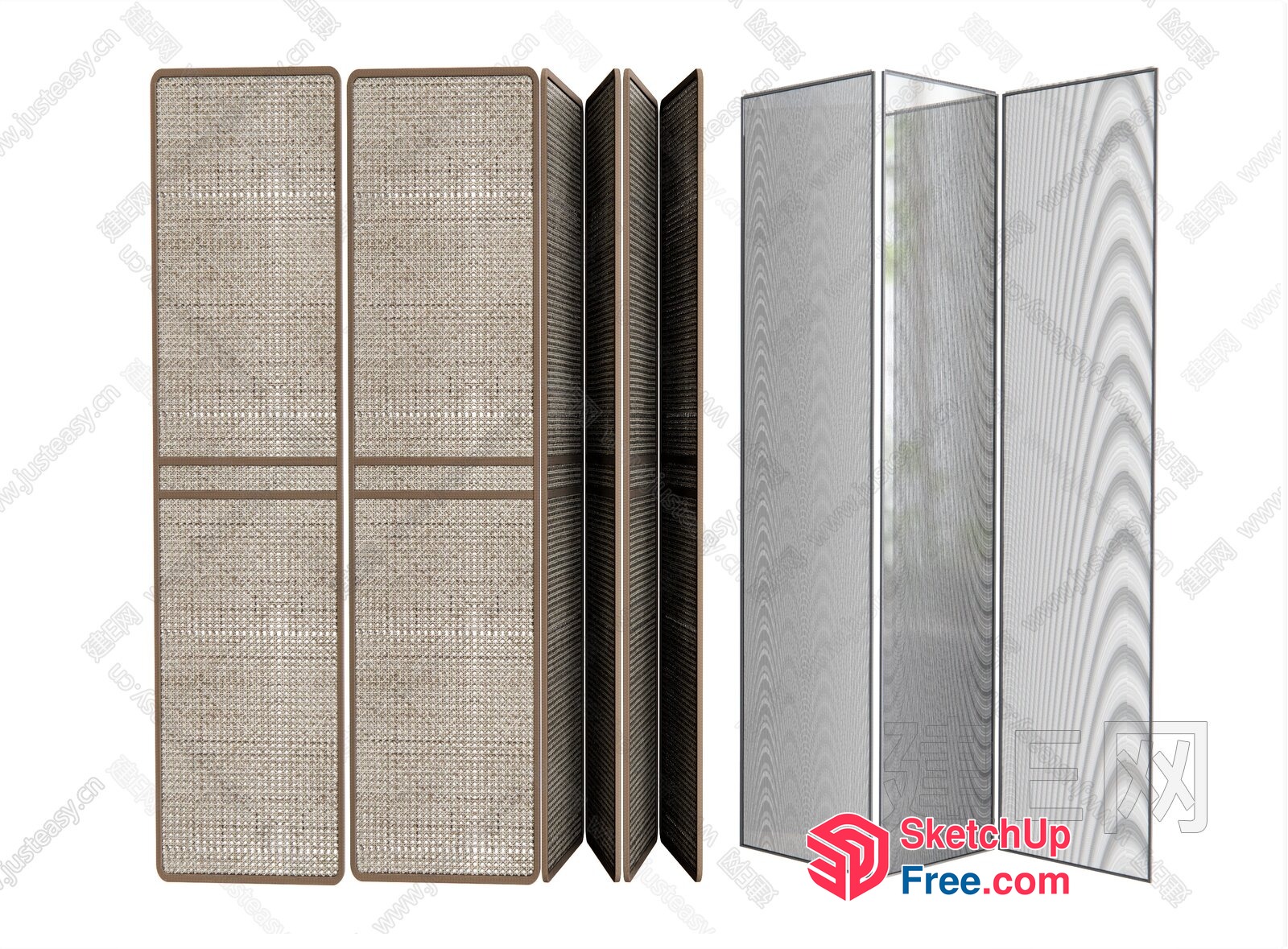 Elegant Partition Screen 3D SketchUp File