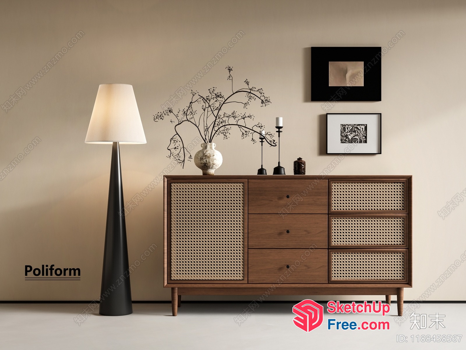 Minimalist European Style Furniture Collection 3D SketchUp File