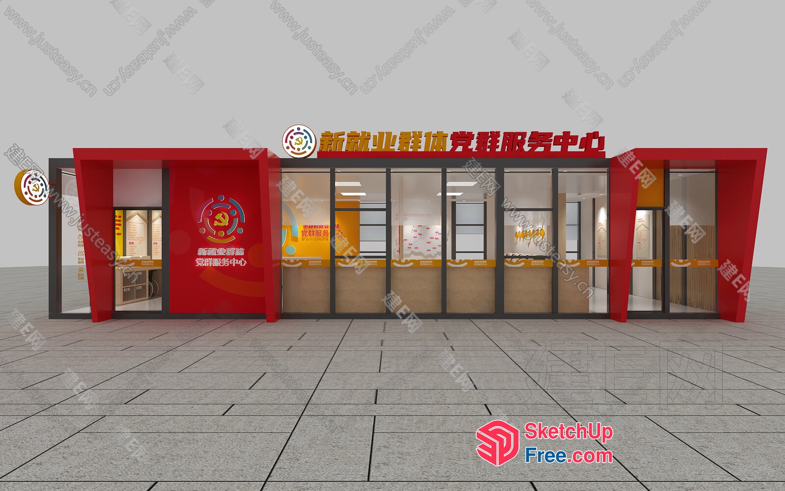 Commercial Street Cladding 3D SketchUp File