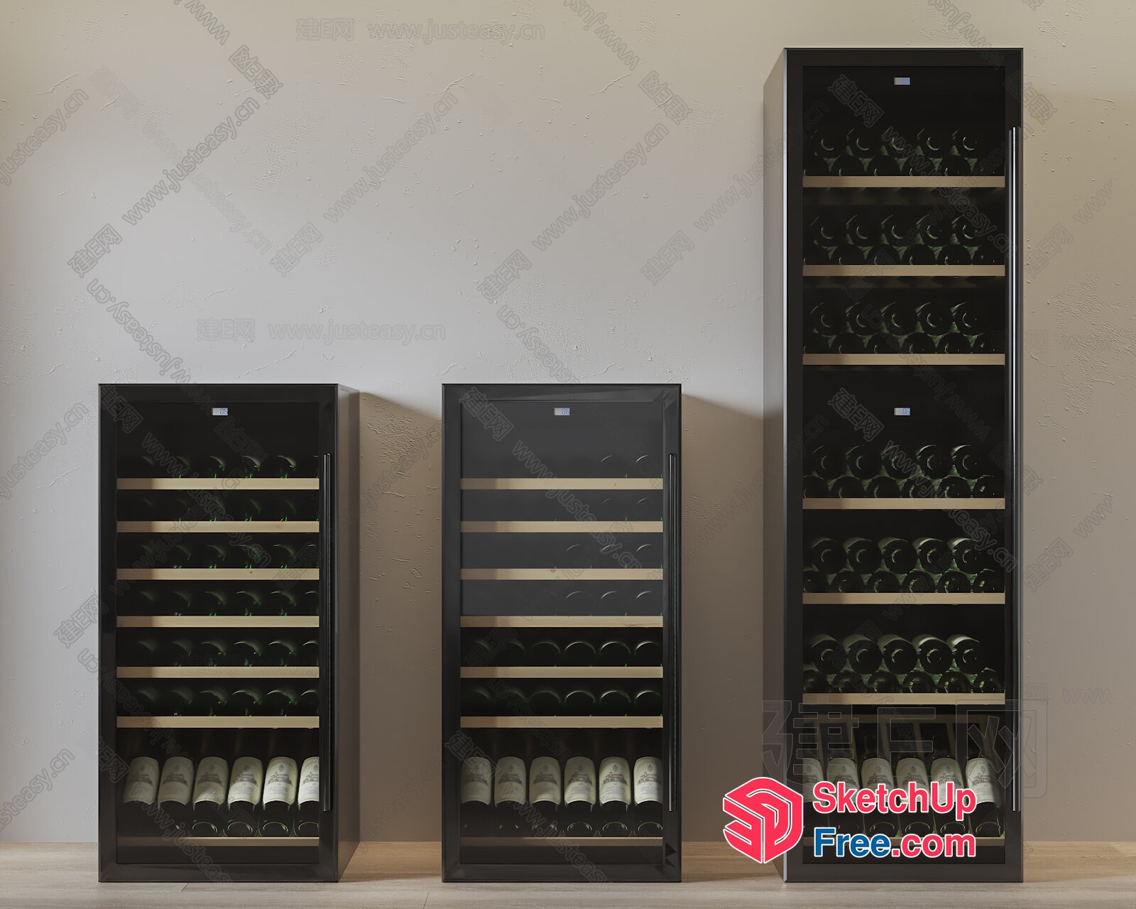 Wine Storage Display 3D SketchUp File