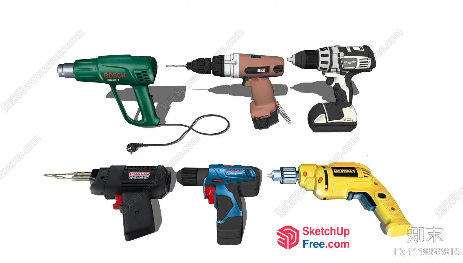 Power Tool Collection 3D SketchUp File