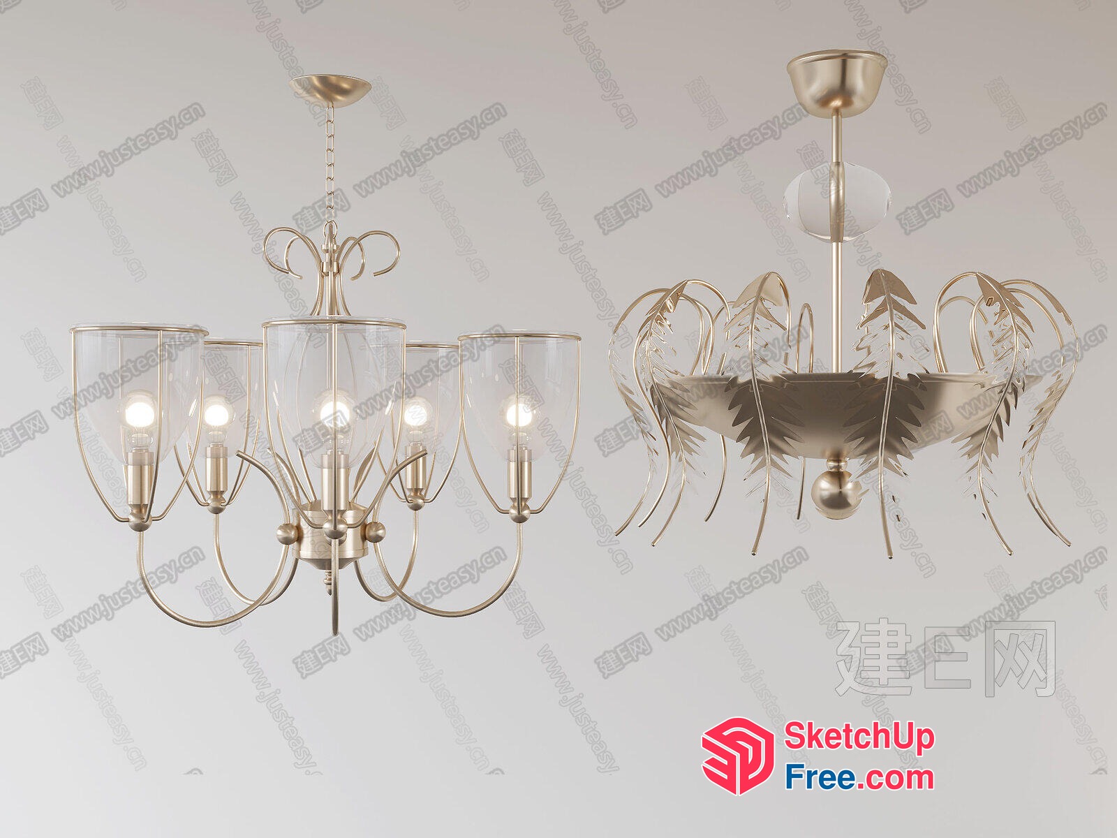 Elegant Chandelier Designs For Traditional And Modern Spaces 3D SketchUp File