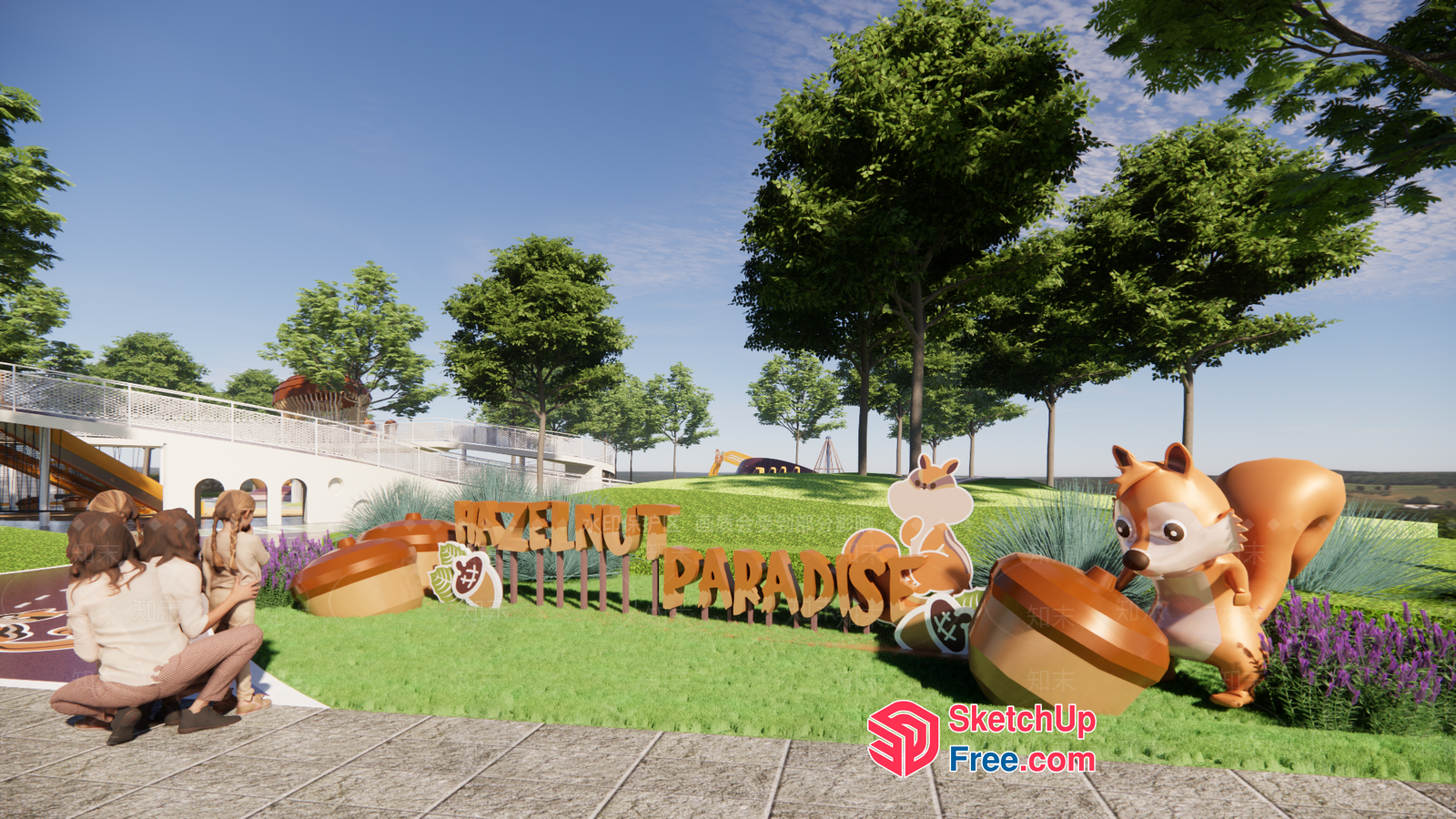 Hazelnut Paradise 3D SketchUp File
