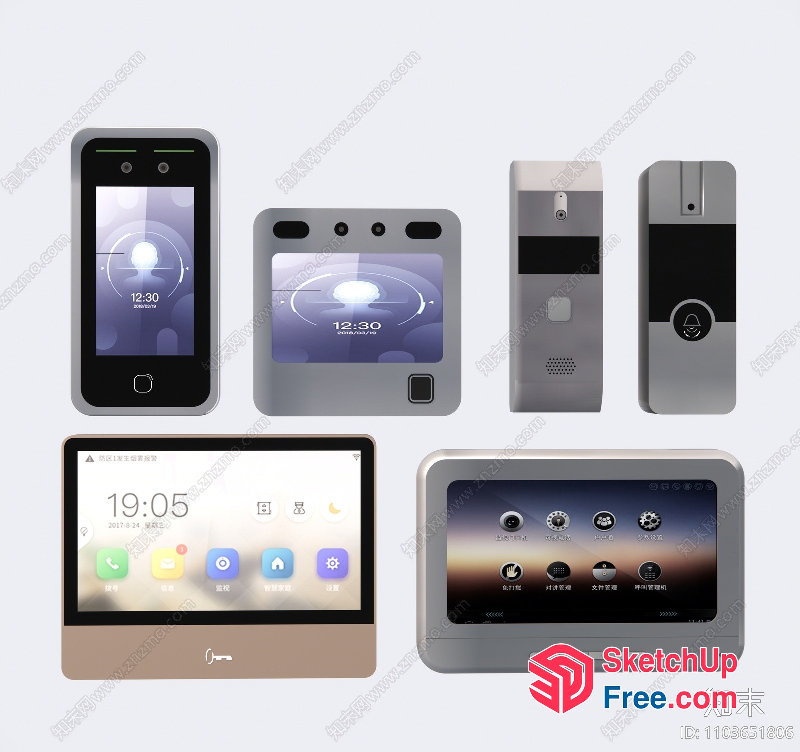 Smart Home Devices Collection 3D SketchUp File