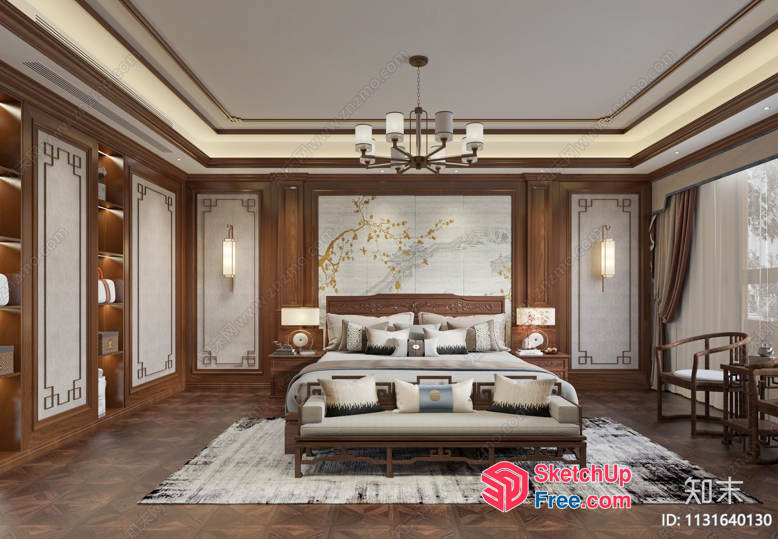 Luxurious Ornate Woodwork And Ornamentation 3D SketchUp File