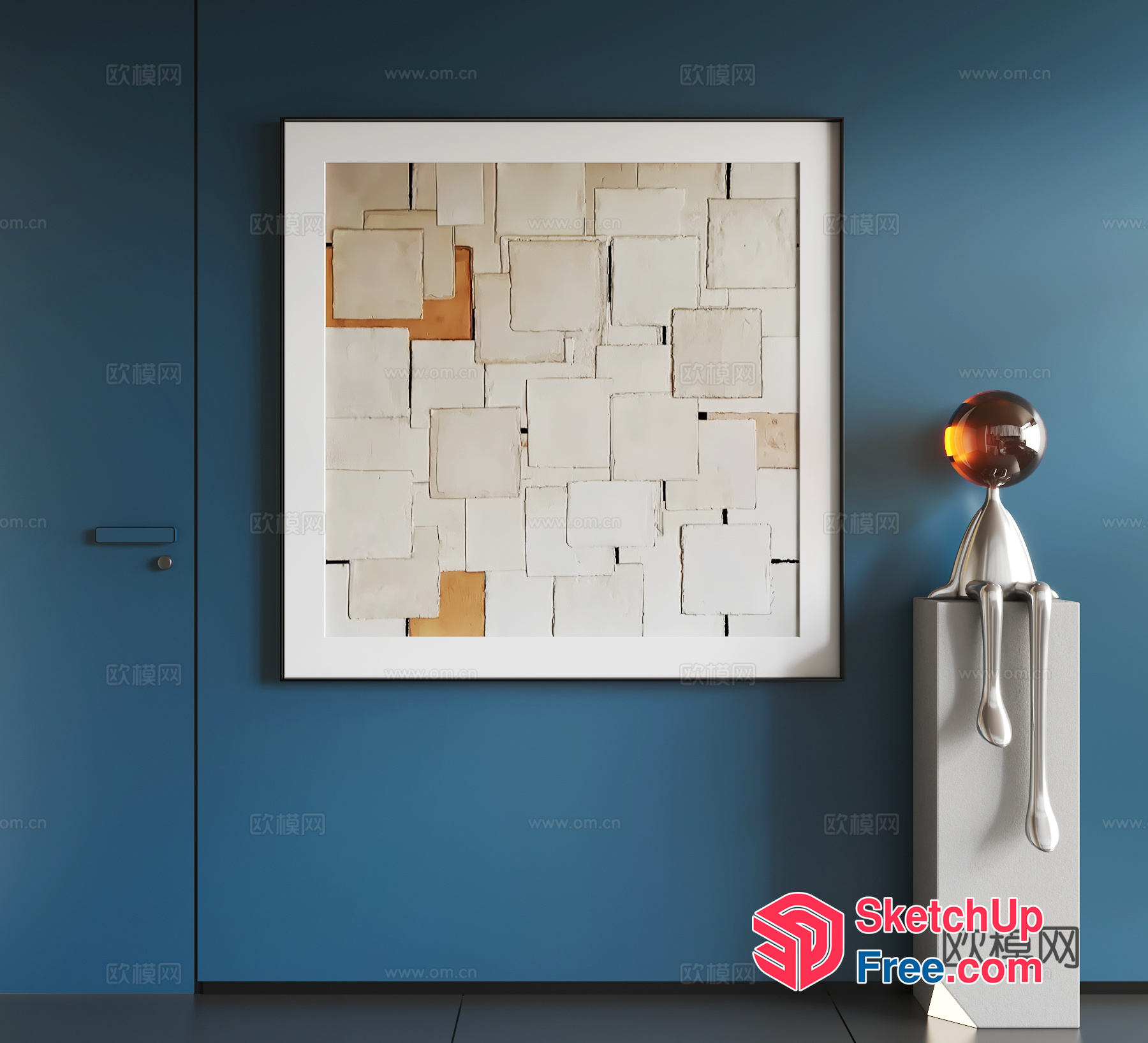 Artistic Modern Interior Design 3D SketchUp File