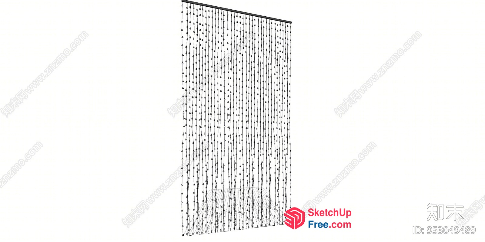 Glass Curtain Wall 3D SketchUp File