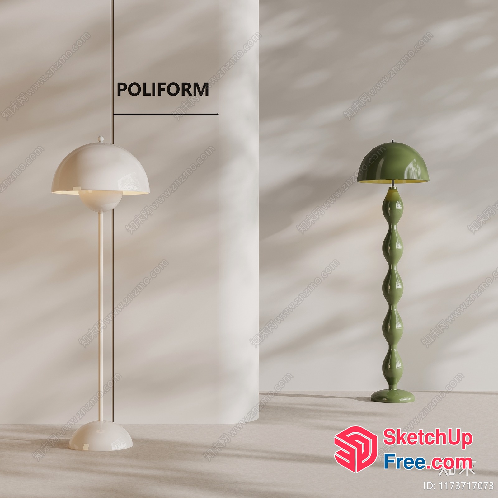 Modern And Sleek Lighting Fixtures 3D SketchUp File