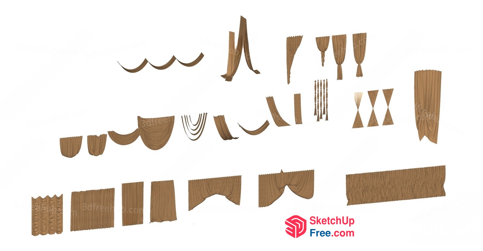 Wooden Moulding Designs 3D SketchUp File