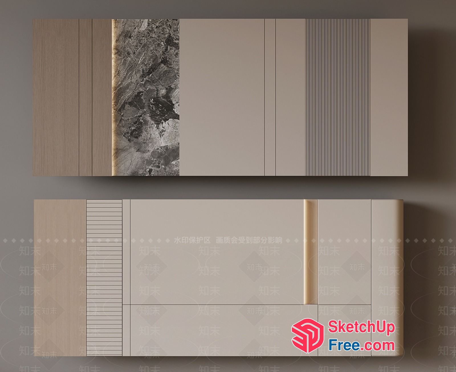 Elegant And Modern Furniture Pieces 3D SketchUp File