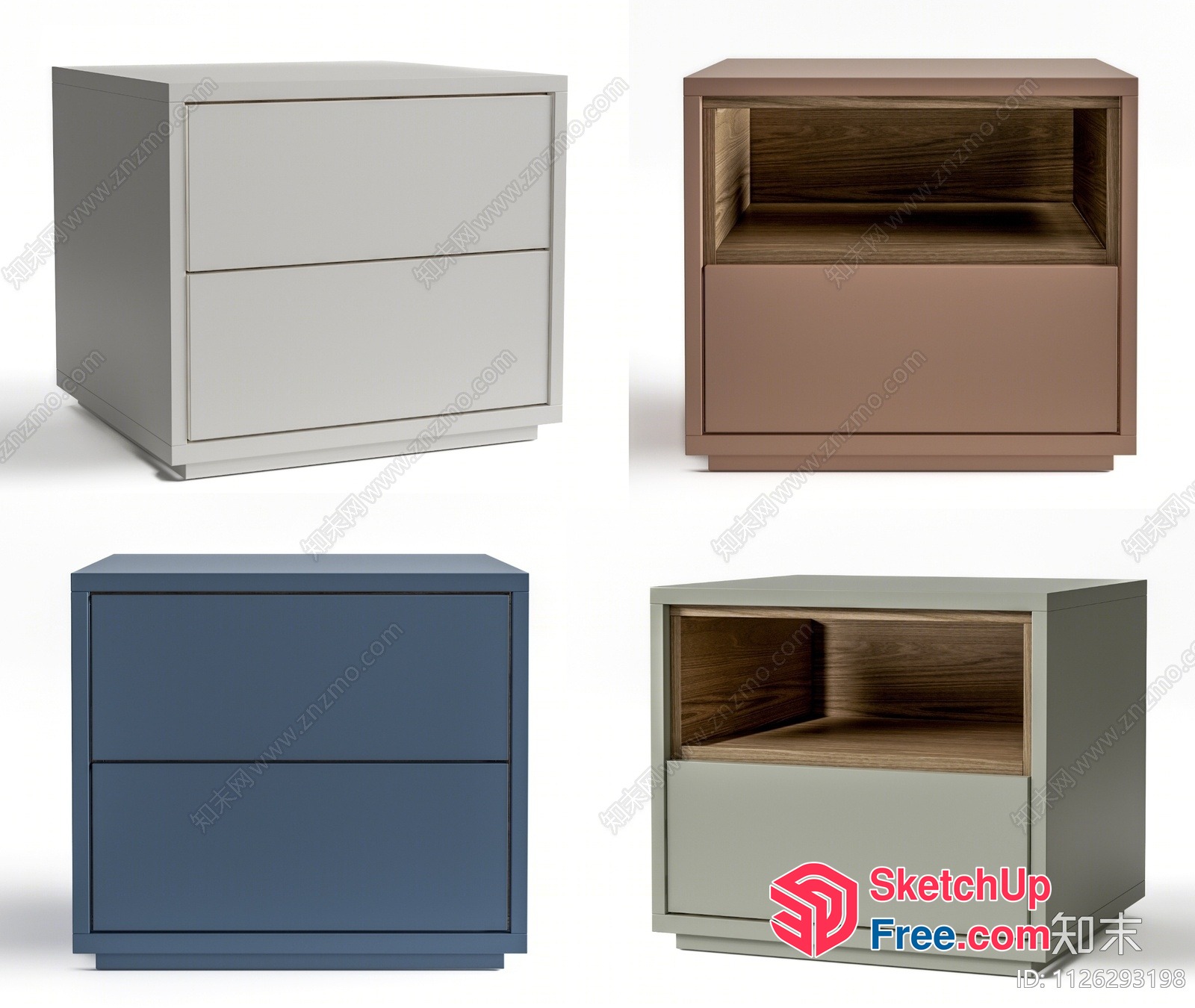 Modern Minimalist Furniture Collection 3D SketchUp File