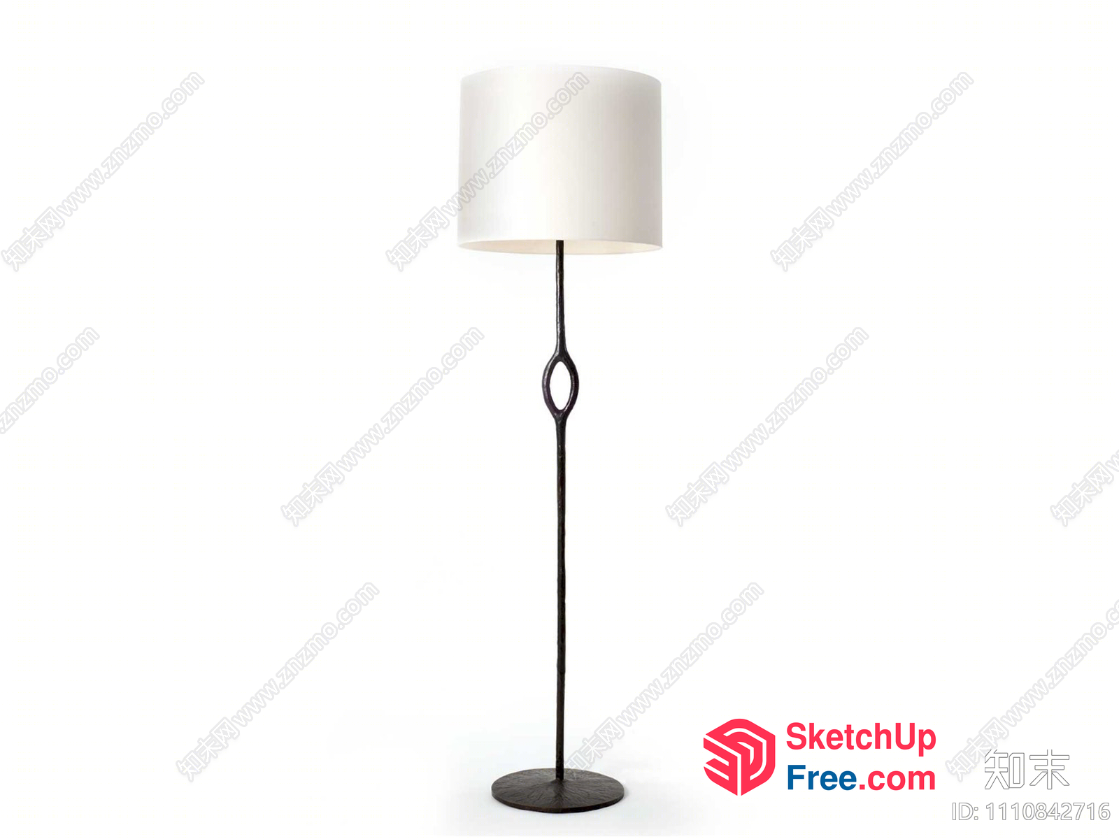 Minimalist Style Floor Lamp 3D SketchUp File