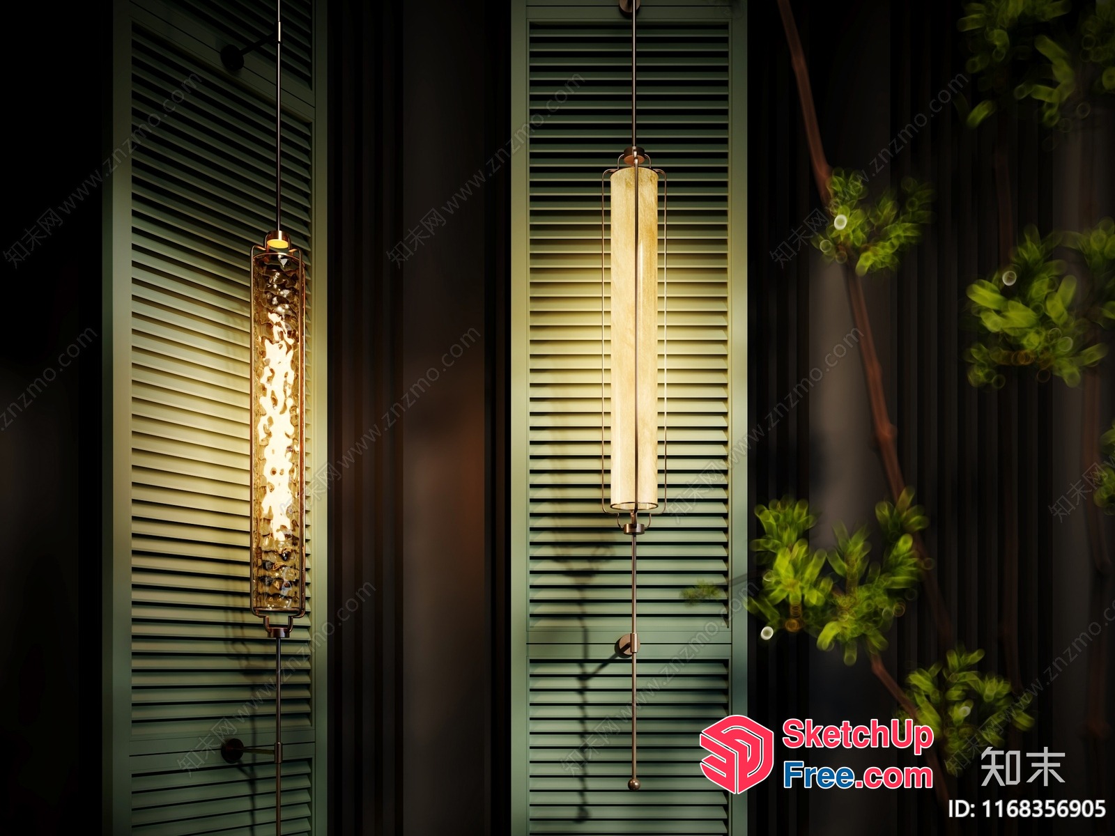 Elegant Hanging Light Fixtures For A Stylish Room 3D SketchUp File