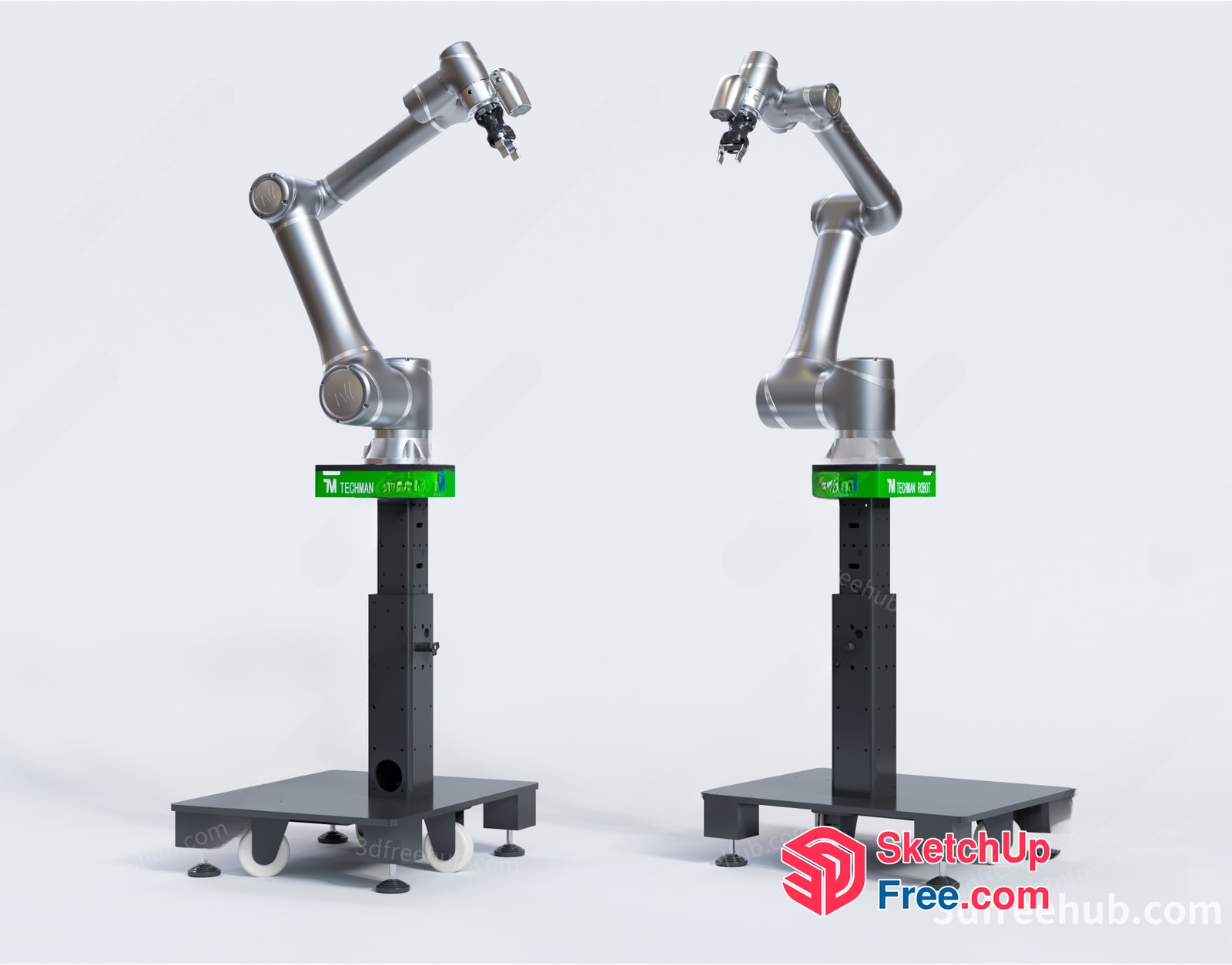 Industrial Robot Arm Models 3D SketchUp File