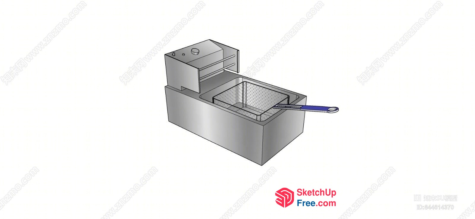 Stainless Steel Kitchen Equipment 3D SketchUp File