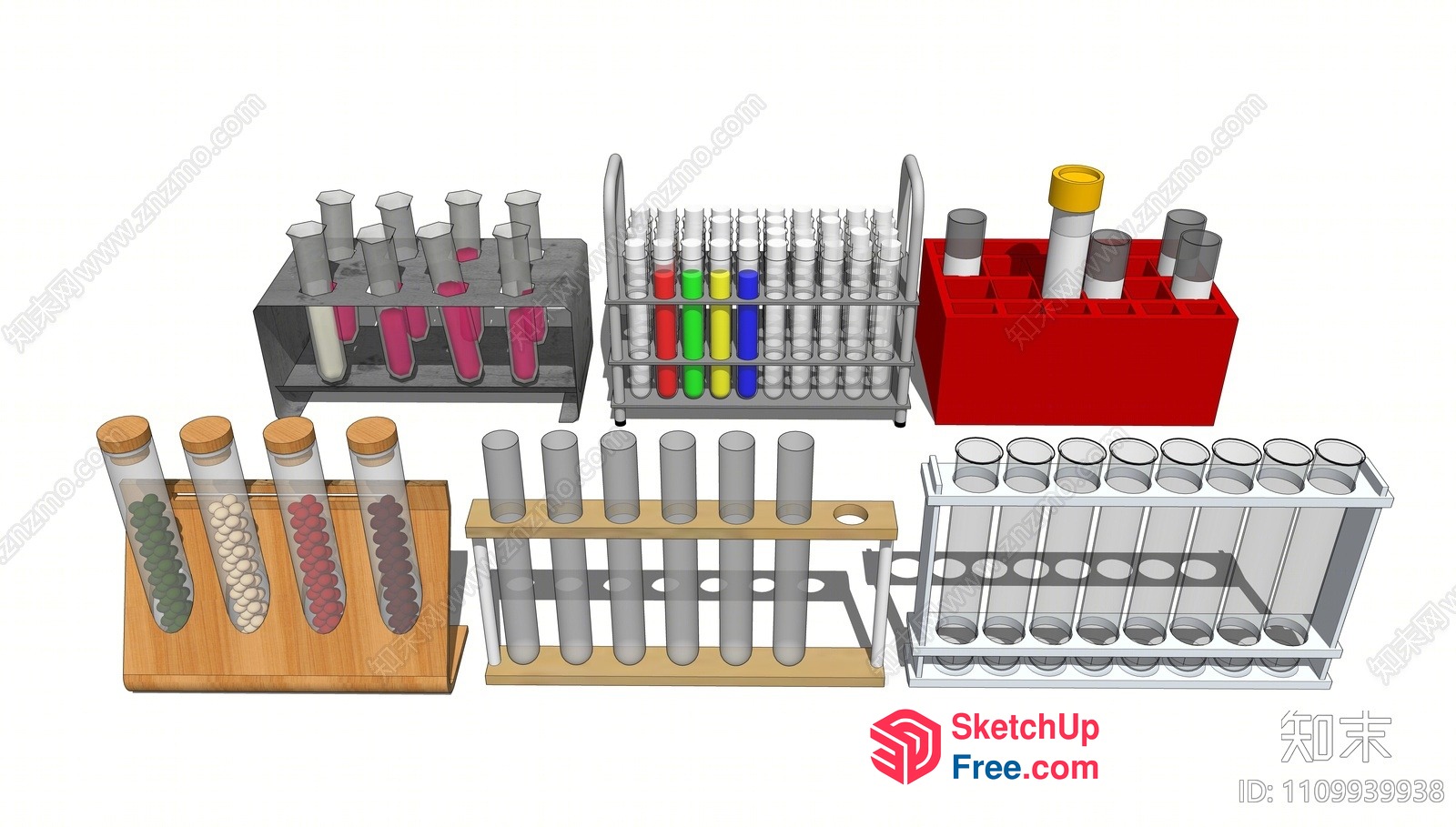 Laboratory Equipment Collection 3D SketchUp File