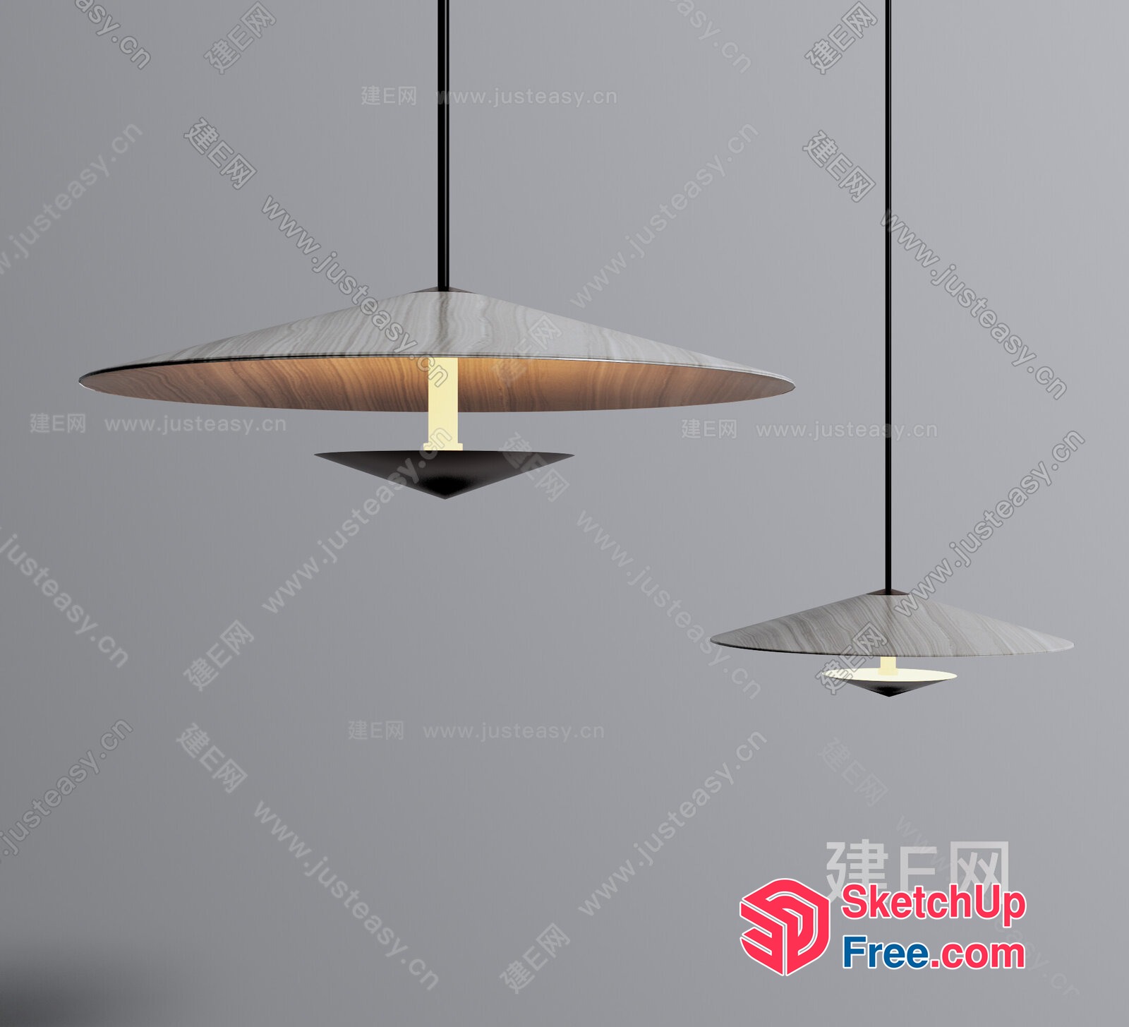 Modern Hanging Light Fixtures For Contemporary Spaces 3D SketchUp File